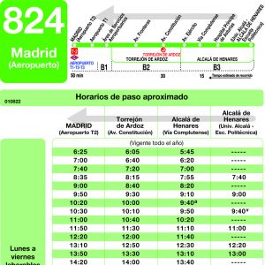 Horarios De Autob S Madrid Alcal De Henares Torrej N De Ardoz